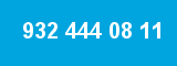 932 444 08 11 932 444 08 11